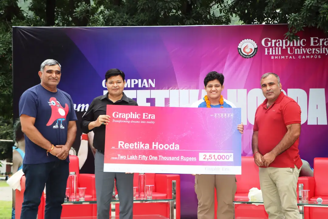 Olympian Reetika Hooda felicitation scaled new